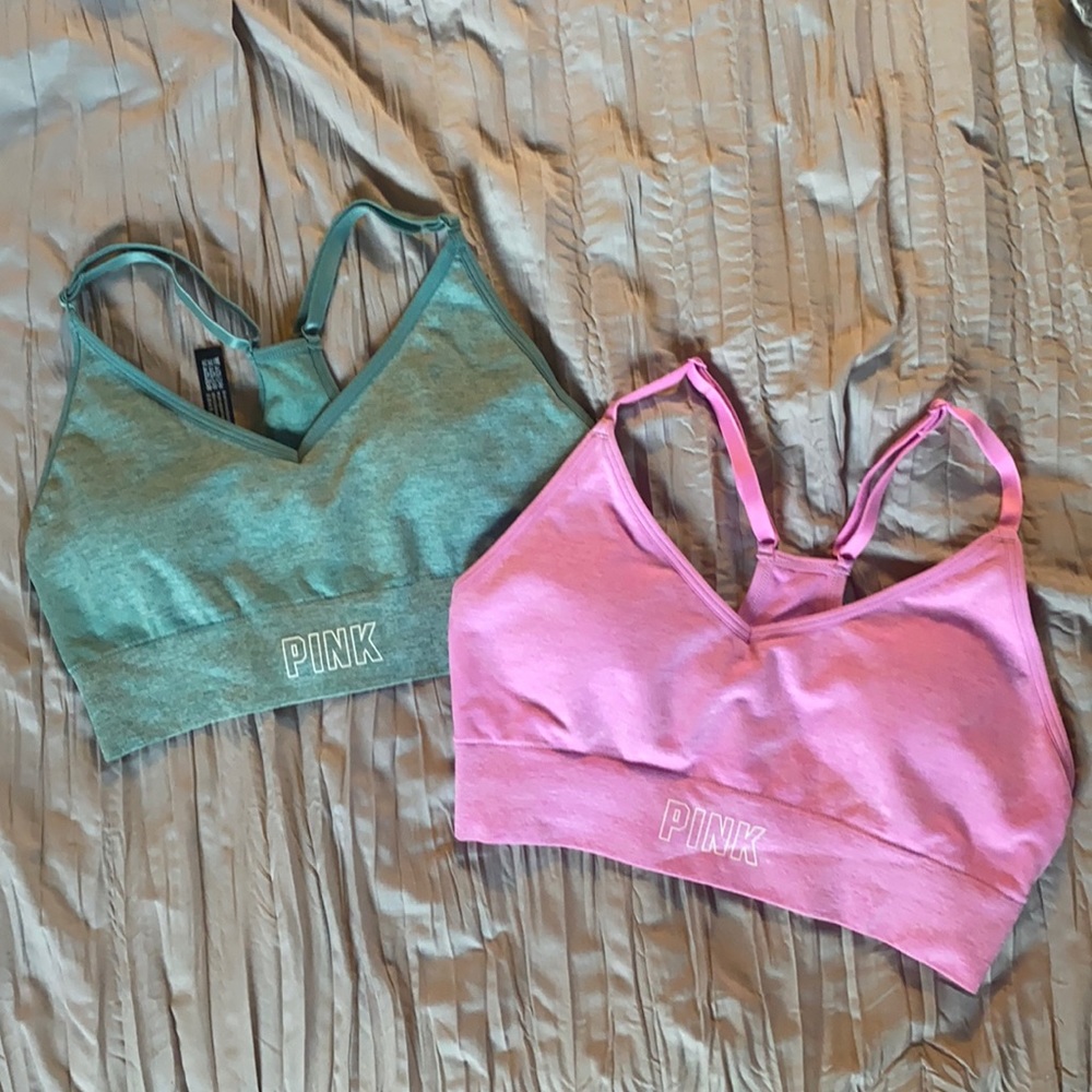 Pink Sports Bras